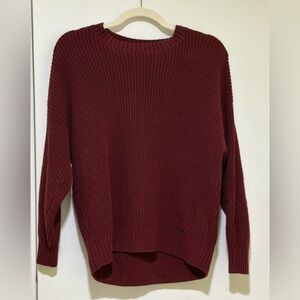 Maroon Hollister Sweater